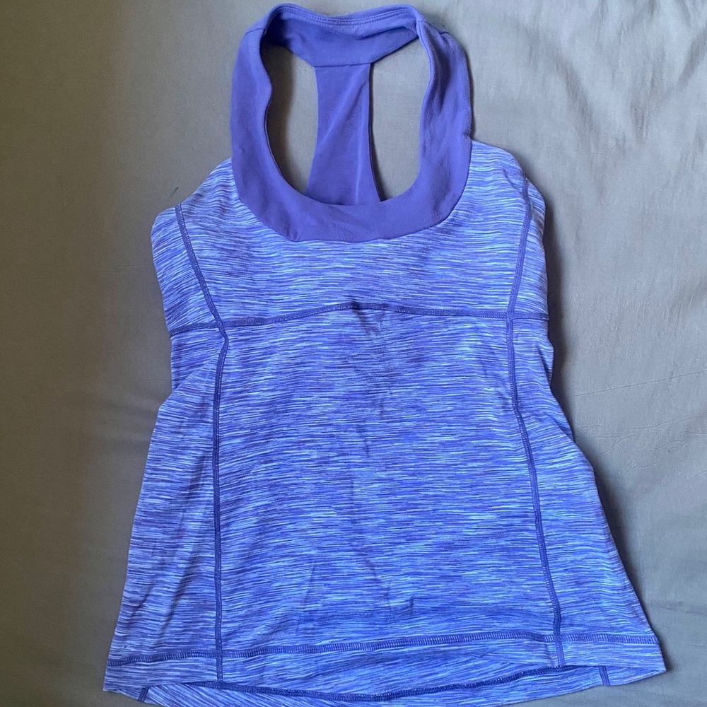 Lululemon purple/blue workout top
